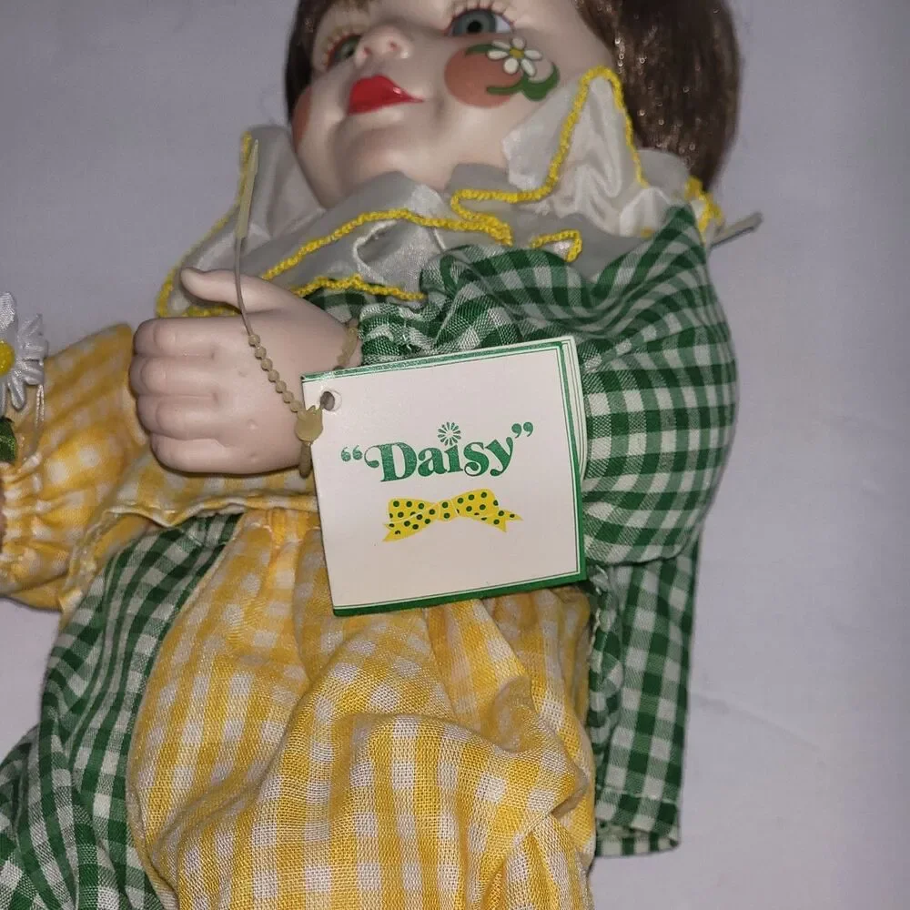 Vintage Knowles Daisy Porcelain Clown Doll Mary Tretter The Littlest Clowns 12